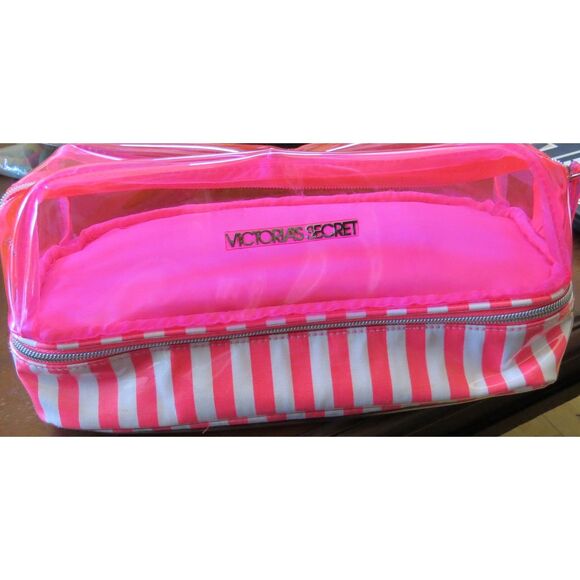 Victoria's Secret Cosmetic Bag 2 compartments EUC - Picture 8 of 11
